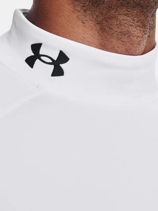 Under Armour CG Armour Fitted Mock herr T-shirt, vit