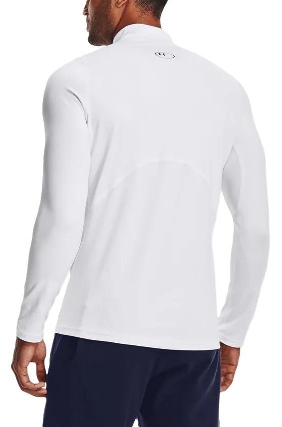 Under Armour CG Armour Fitted Mock herr T-shirt, vit