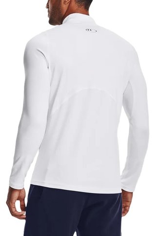 Under Armour CG Armour Fitted Mock herr T-shirt, vit