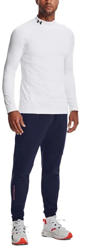 Under Armour CG Armour Fitted Mock herr T-shirt, vit