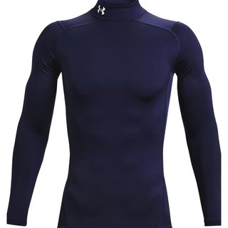 Under Armour ColdGear® Compression Mock herr top, blå