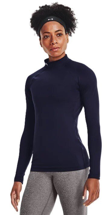 Under Armour Authentics Mockneck dam baslager, blå