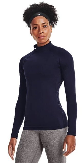 Under Armour Authentics Mockneck dam baslager, blå