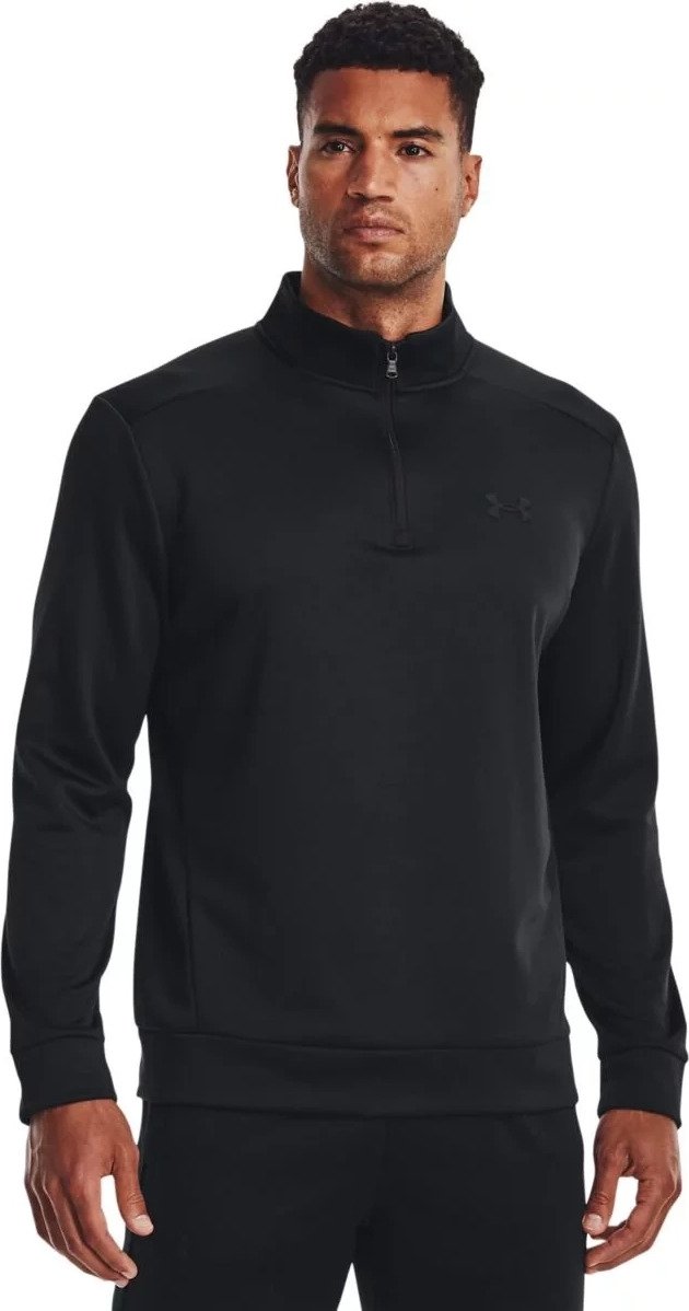 Under Armour Fleece 1/4 Zip herr sweatshirt, svart
