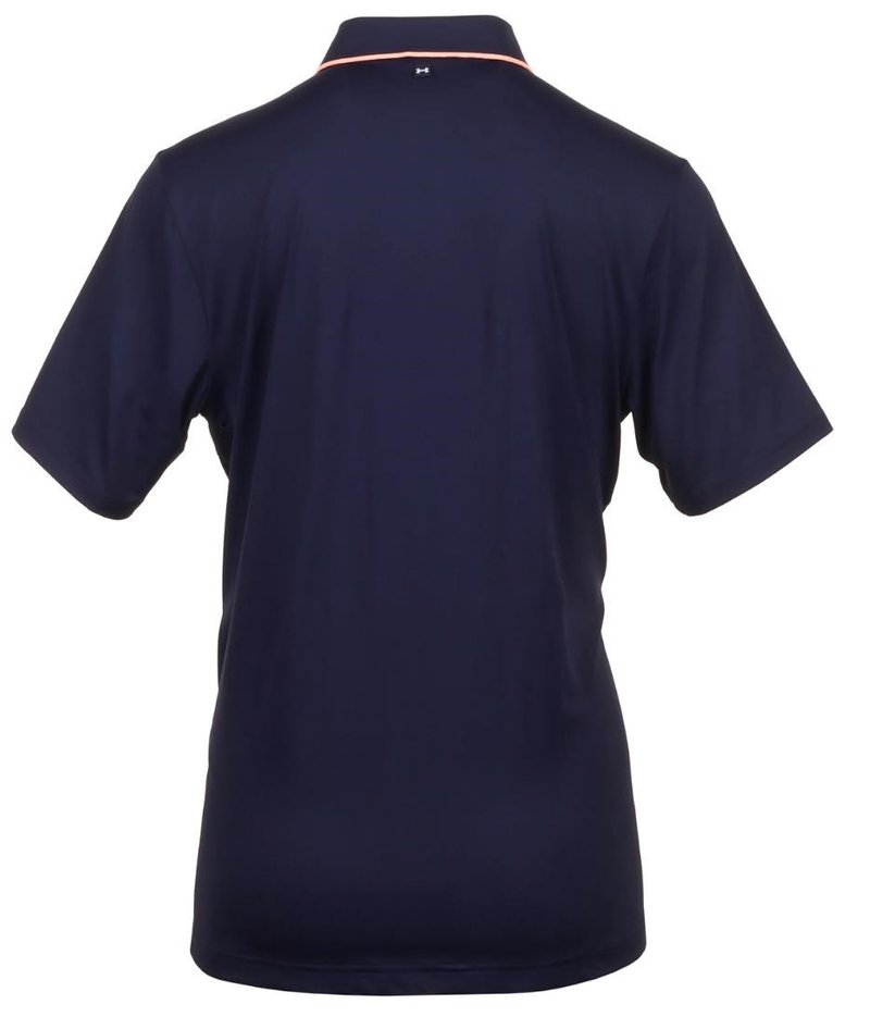 Under Armour Iso-Chill herr polo, midnight navy/flare orange
