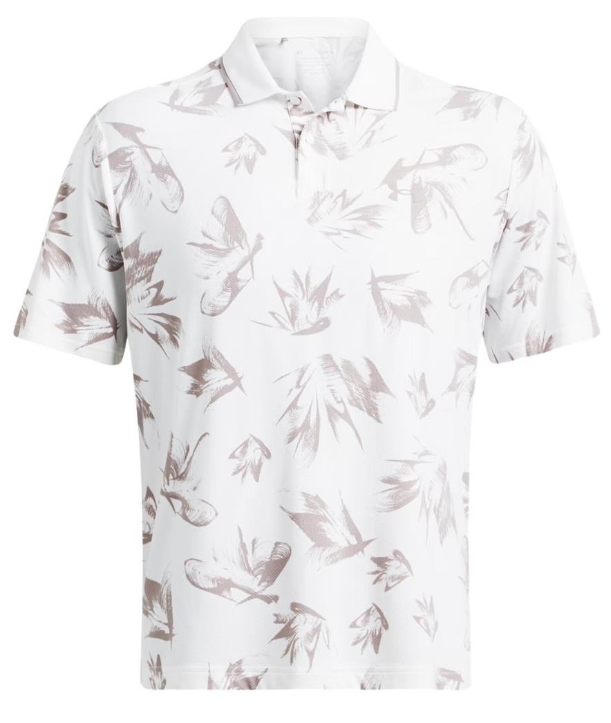Under Armour Iso-Chill Edge herr polo, white/tetra gray
