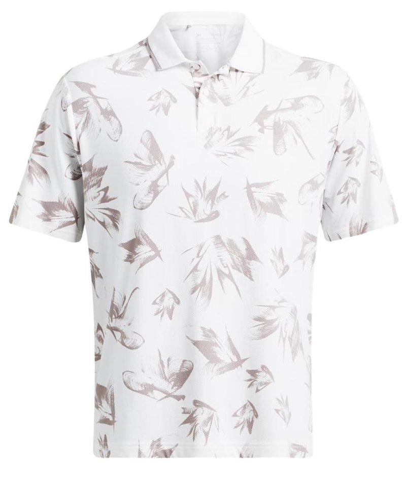 Under Armour Iso-Chill Edge herr polo, white/tetra gray