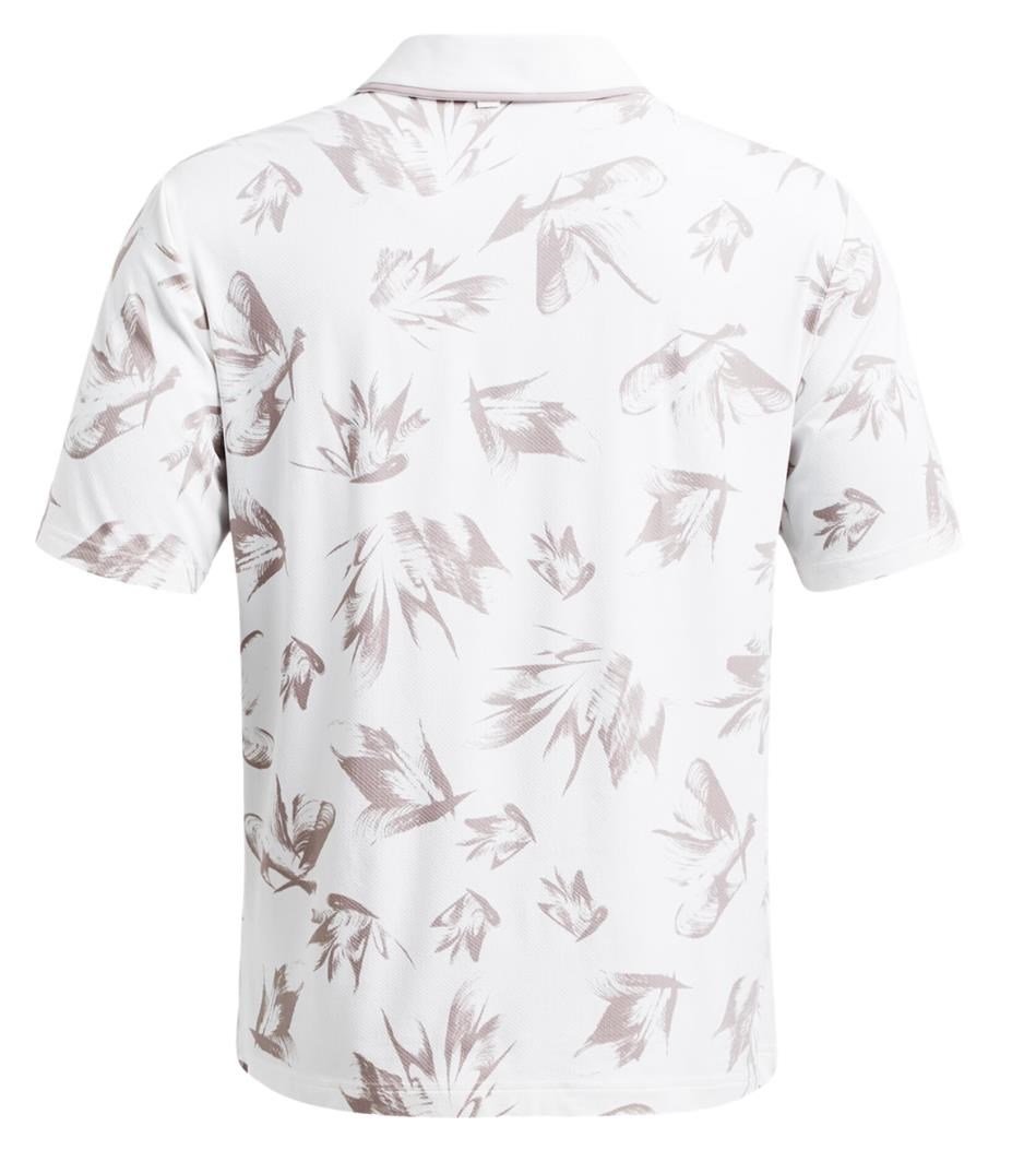 Under Armour Iso-Chill Edge herr polo, white/tetra gray