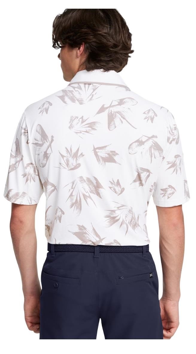 Under Armour Iso-Chill Edge herr polo, white/tetra gray