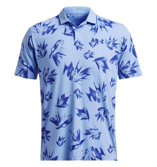 Under Armour Iso-Chill Edge herr polo, horizon blue/tech blue