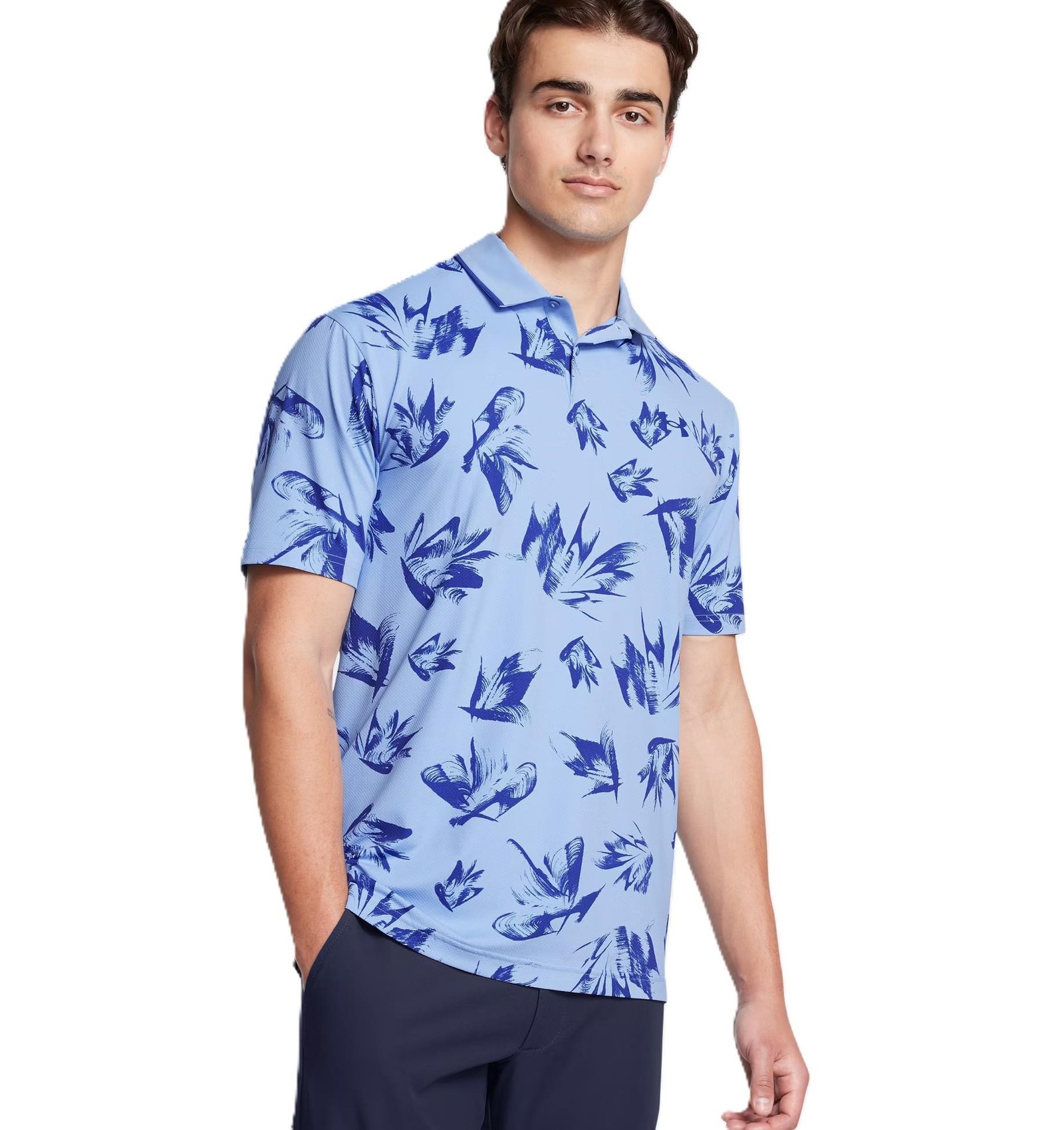 Under Armour Iso-Chill Edge herr polo, horizon blue/tech blue