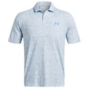 Under Armour Iso-Chill Verge herr polo, white/retro blue