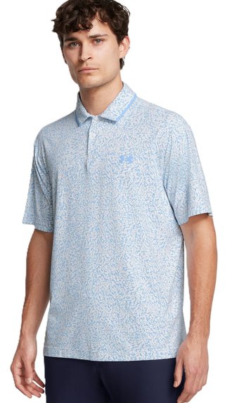 Under Armour Iso-Chill Verge herr polo, white/retro blue