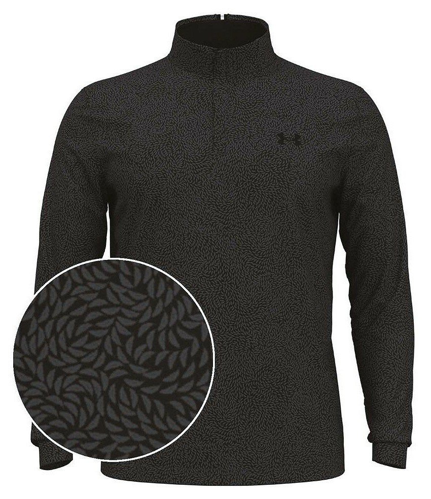 Under Armour Playoff Printed 1/4 Zip herr sweatshirt, black/castlerock