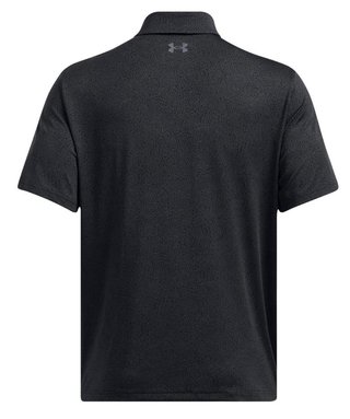 Under Armour Playoff 3.0 Printed herr polo, svart/antracit/castlerock