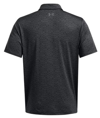 Under Armour Playoff 3.0 Printed herr polo, anthracite/black/castlerock
