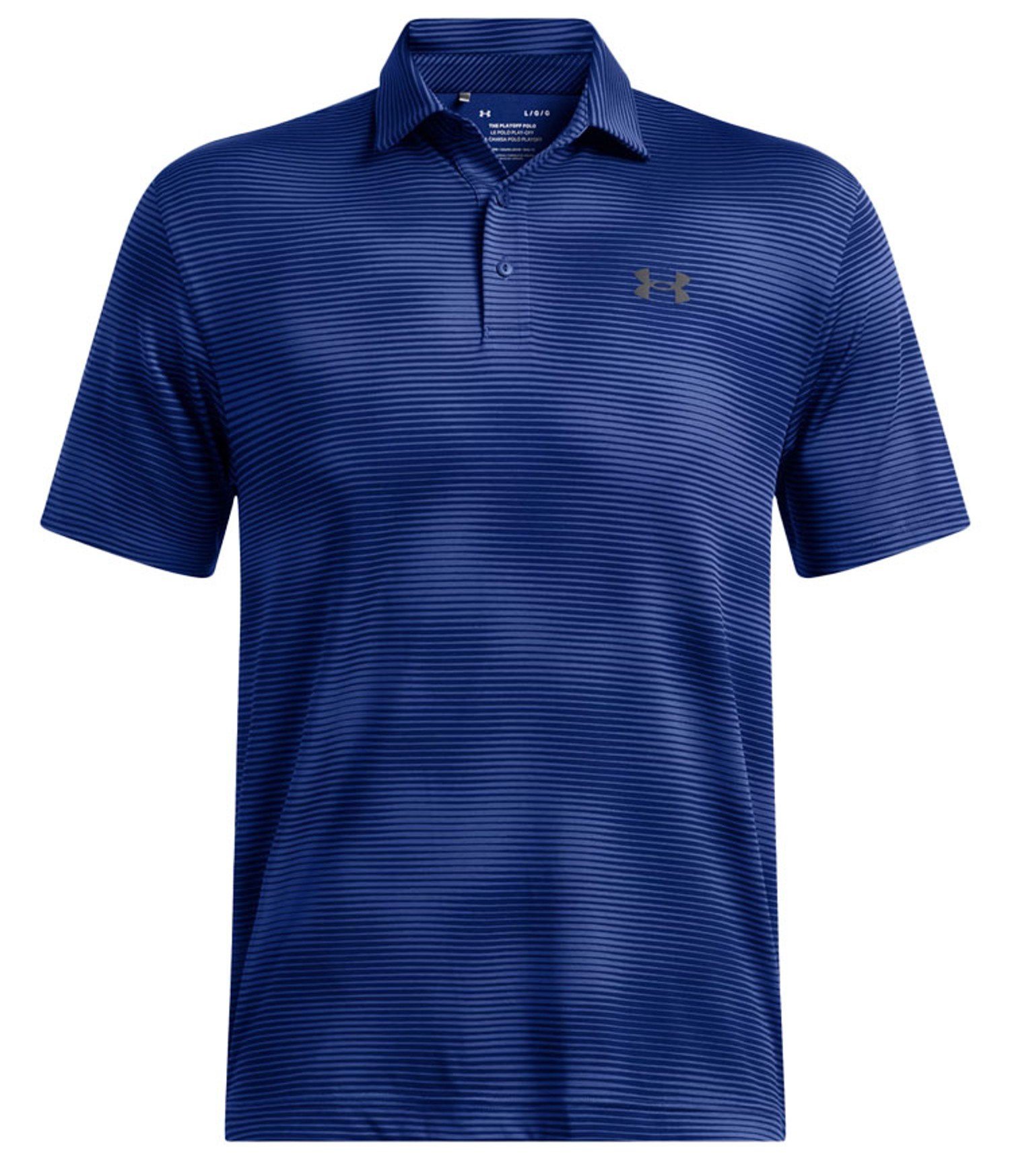 Under Armour Playoff 3.0 Printed herr polo, blue black