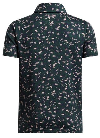 Under Armour Playoff Printed junior polotröja, midnight navy/forest green