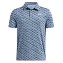 Under Armour Playoff Printed junior polotröja, ljusblå