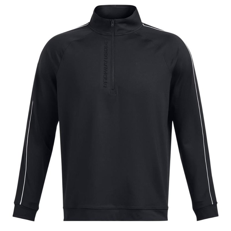Under Armour Storm Midlayer 1/2 Zip herr sweatshirt, svart/vit