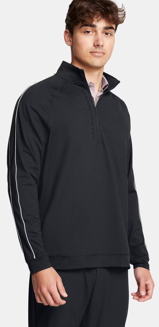 Under Armour Storm Midlayer 1/2 Zip herr sweatshirt, svart/vit