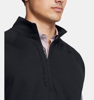 Under Armour Storm Midlayer 1/2 Zip herr sweatshirt, svart/vit