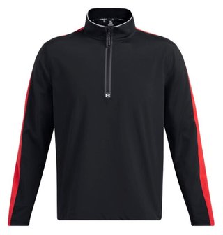 Under Armour Storm Windstrike 1/2-Zip herr jacka, svart/röd
