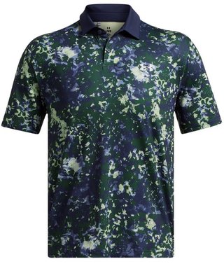 Under Armour T2G Printed herr polo, retro green/midnight navy