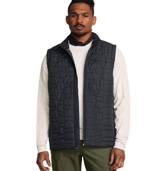 Under Armour Drive Pro Insulated herr väst, svart/metallic silver