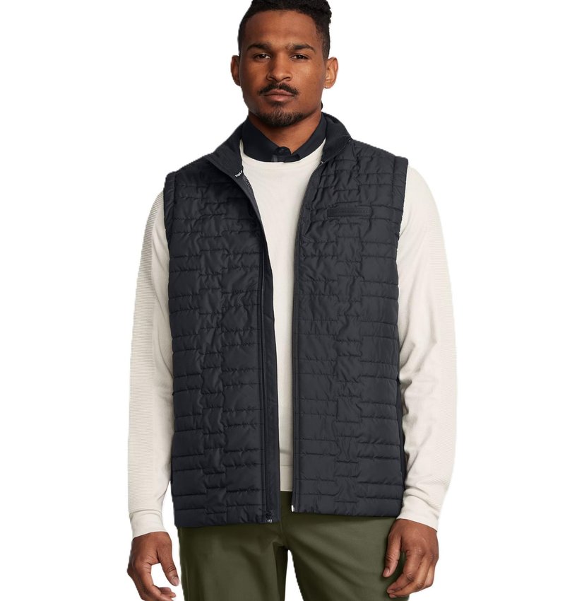 Under Armour Drive Pro Insulated herr väst, svart/metallic silver