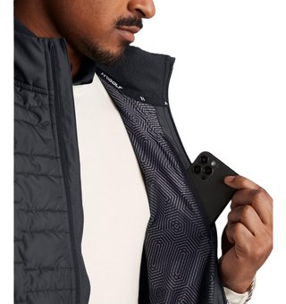 Under Armour Drive Pro Insulated herr väst, svart/metallic silver