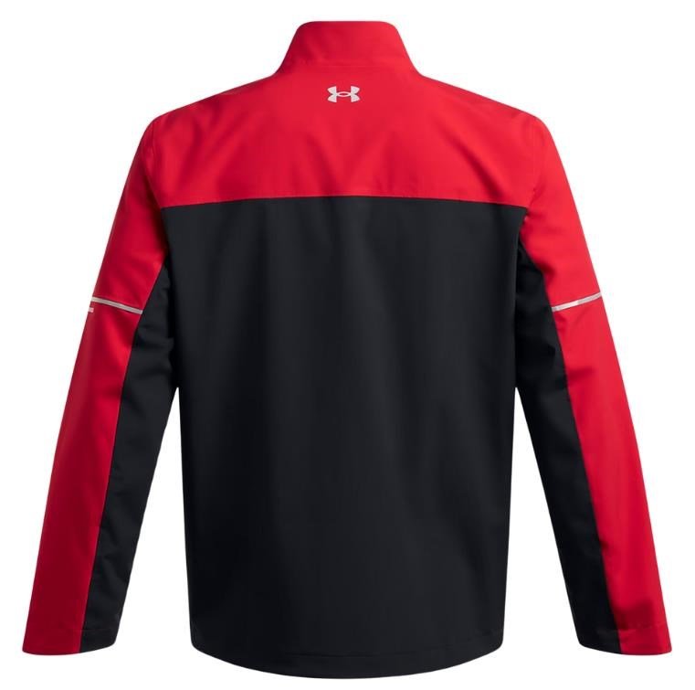 Under Armour Drive Rain herr golfjakka, röd/svart