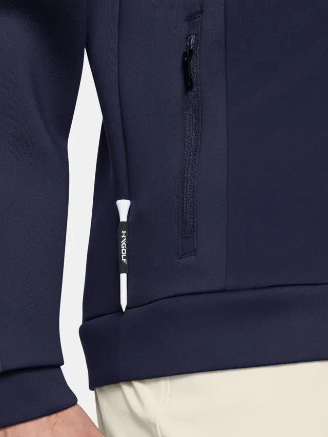 Under Armour Drive Pro Storm herr hybridjacka, midnight navy/metallic silver