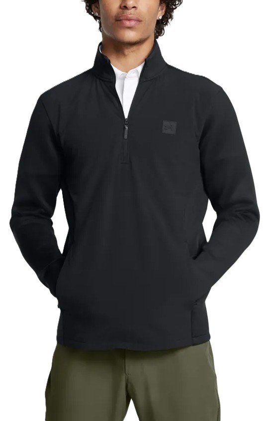 Under Armour Drive Pro Storm Hybrid 1/2-Zip herr sweatshirt, svart