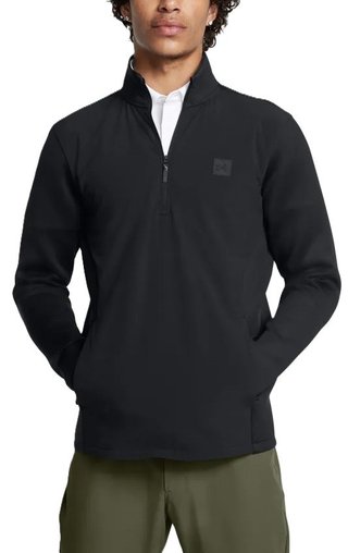 Under Armour Drive Pro Storm Hybrid 1/2-Zip herr sweatshirt, svart