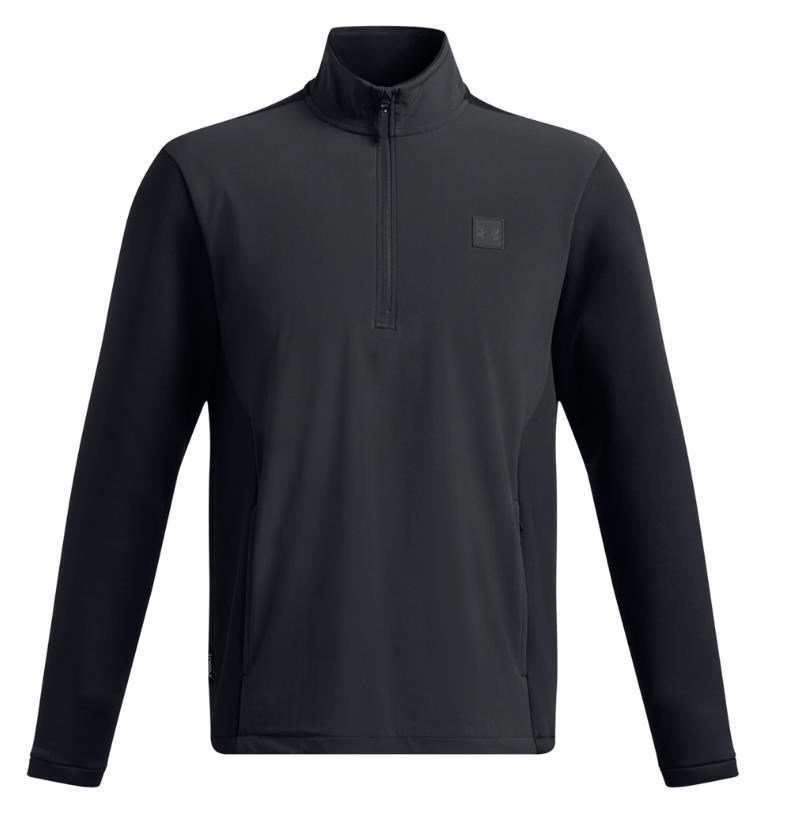 Under Armour Drive Pro Storm Hybrid 1/2-Zip herr sweatshirt, antracit/svart/metallisk silver