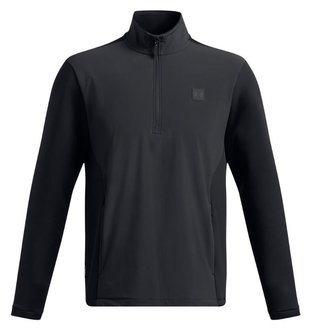 Under Armour Drive Pro Storm Hybrid 1/2-Zip herr sweatshirt, antracit/svart/metallisk silver