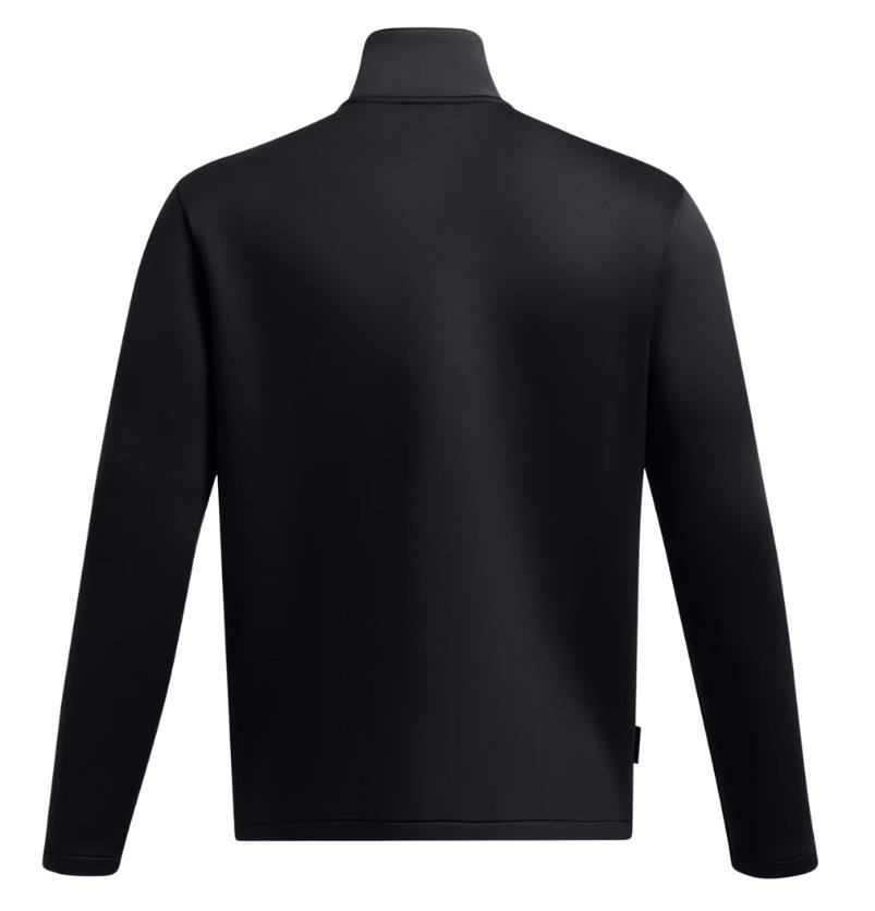 Under Armour Drive Pro Storm Hybrid 1/2-Zip herr sweatshirt, antracit/svart/metallisk silver