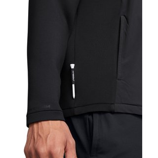 Under Armour Drive Pro Storm Hybrid 1/2-Zip herr sweatshirt, antracit/svart/metallisk silver