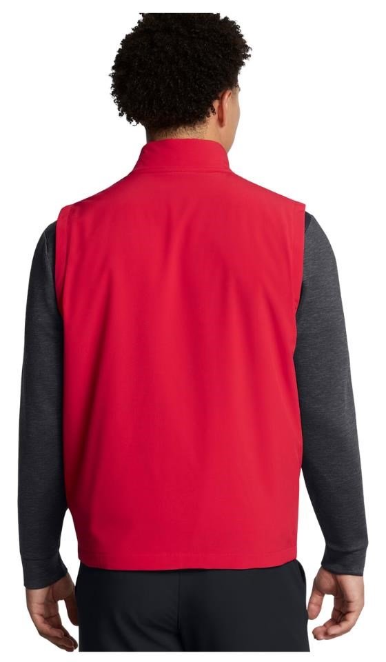 Under Armour Drive Pro Storm herrvästjacka, röd