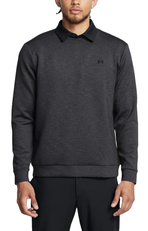 Under Armour Drive Midlayer Crew herr sweatshirt, svart