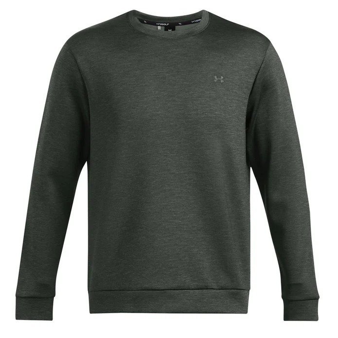 Under Armour Drive Midlayer Crew herr sweatshirt, forest green