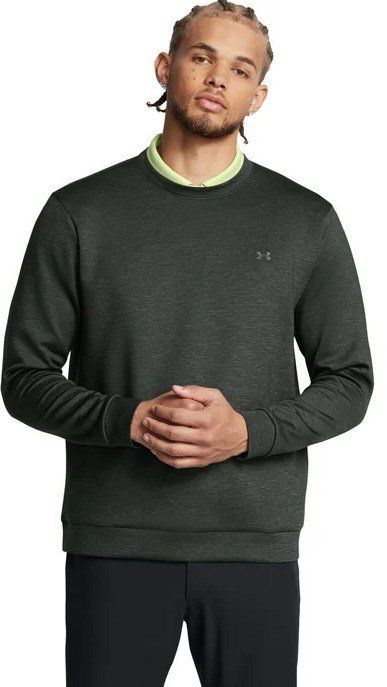 Under Armour Drive Midlayer Crew herr sweatshirt, forest green