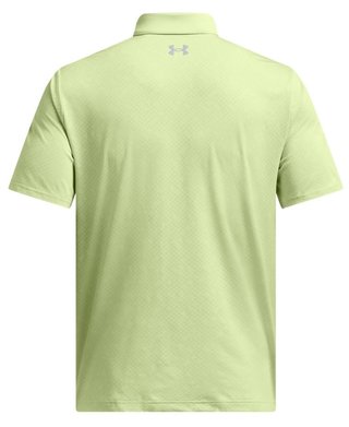 Under Armour Playoff 3.0 Check Jaquard herr polo, retro green/white/forest green