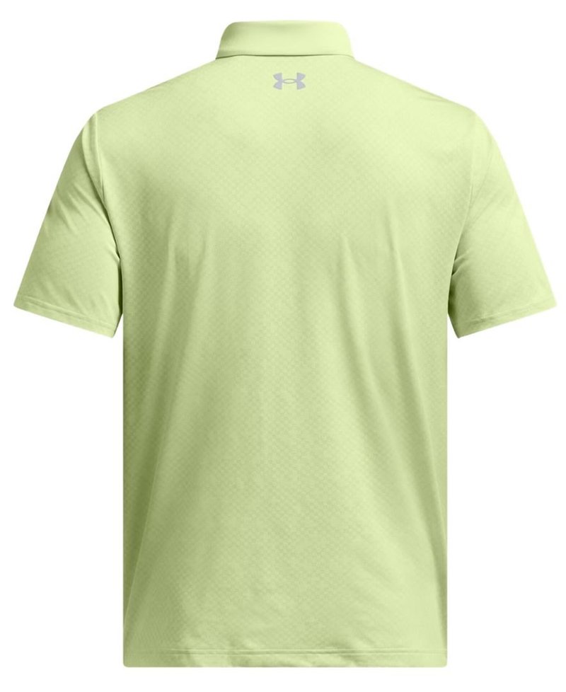 Under Armour Playoff 3.0 Check Jaquard herr polo, retro green/white/forest green