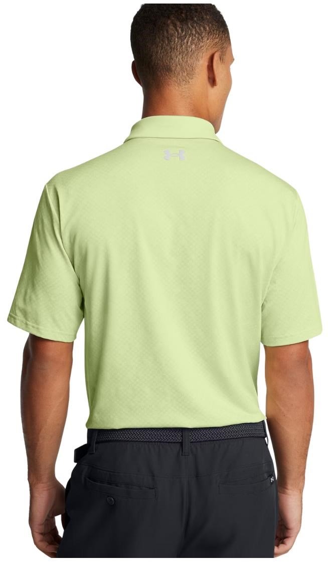 Under Armour Playoff 3.0 Check Jaquard herr polo, retro green/white/forest green