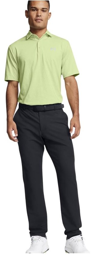 Under Armour Playoff 3.0 Check Jaquard herr polo, retro green/white/forest green