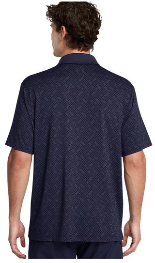 Under Armour Playoff 3.0 Check Jacquard herr polo, midnight navy
