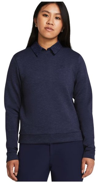 Under Armour Drive Midlayer Crew dam sweatshirt, midnight navy