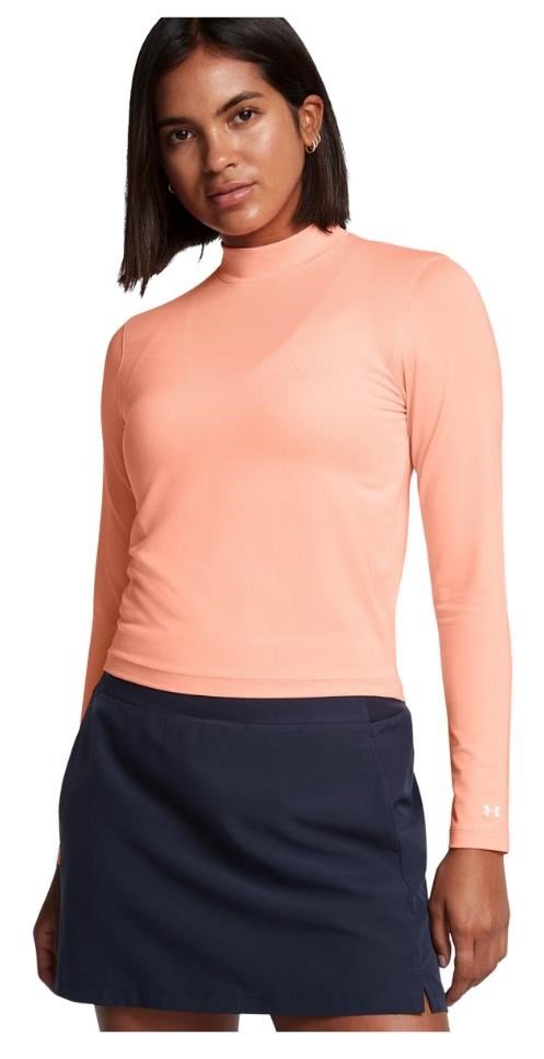 Under Armour Drive Long Sleeve Mock damtopp, flare orange